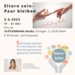 Eltern-Salon mit Claudia Hildebrandt zum Thema "Eltern sein - Paar bleiben"